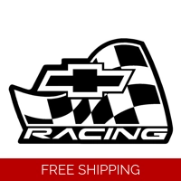 Chevy racing Die Cut Vinyl Decal ..