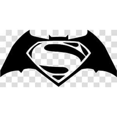 Batman superman Vinyl Decal sticker