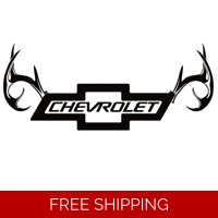 Chevy deer antlers Die Cut Vinyl ..