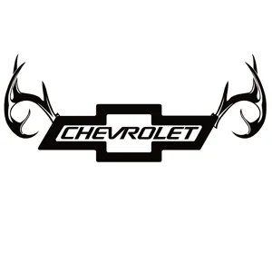 Chevy deer antlers Die Cut Vinyl Decal Sticker