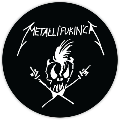 Metallica Metallifukinca Rock Band Music Vinyl Decal Sticker
