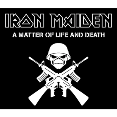 Iron Maiden metal music Life and Death Vinyl Decal sticker