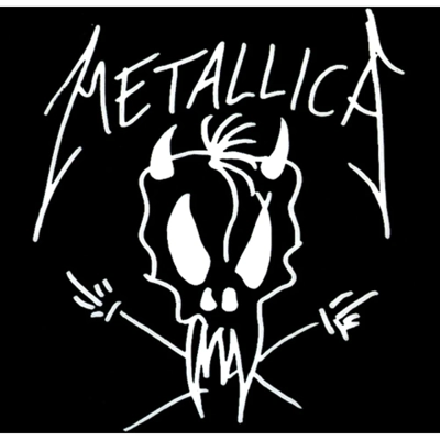 Metallica with horns Band Music Vinyl Decal Sticker Metallica with horns Band Music Vinyl Decal Sticker