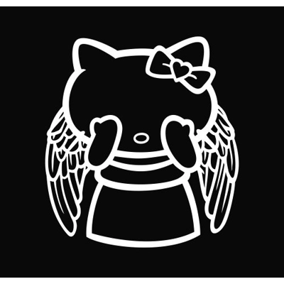 Hello Kitty Angel Wings Die Cut Vinyl Decal sticker Hello Kitty Angel Wings Die Cut Vinyl Decal sticker