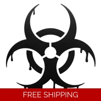 Biohazard blood drip Toxic Die Cu..