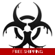 Biohazard blood drip Toxic Die Cut Vinyl Decal s.. Biohazard blood drip Toxic Die Cut Vinyl Decal s..