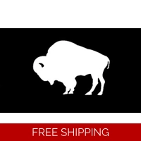Buffalo animal Die Cut Vinyl Deca..