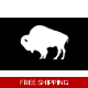 Buffalo animal Die Cut Vinyl Decal sticker