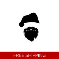Santa hat Beard Die Cut Vinyl Dec..