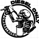 Diesel Only Ford Powerstroke Skeleton Die Cut Vi.. Diesel Only Ford Powerstroke Skeleton Die Cut Vi..