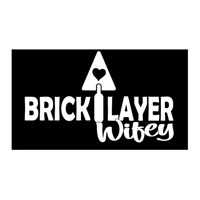 Bricklayer wife heart Vinyl Decal..