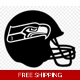 NFL Football Seattle Seahawks die cut vinyl decal