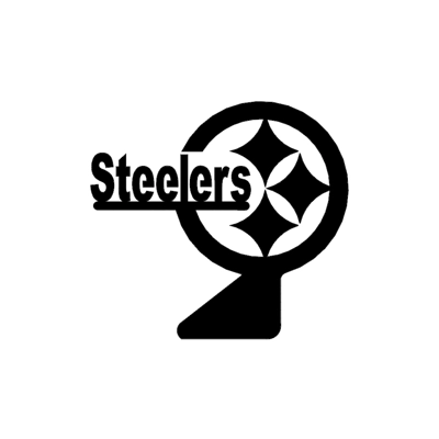NFL Football Pittsburgh Steelers stand Vinyl Decal sticker