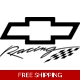 Chevy racing Die Cut Vinyl Decal Sticker