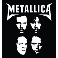 Metallica faces band metal music ..