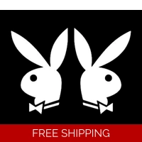 2 Playboy Bunny Drip Die Cut Viny..