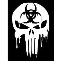 Biohazard Toxic Punisher Skull Bl..