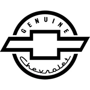 genuine chevrolet Chevy Die Cut Vinyl Decal Sticker