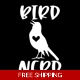 Bird Nerds Heart Die Cut Vinyl Decal sticker Bird Nerds Heart Die Cut Vinyl Decal sticker