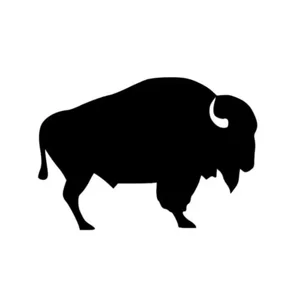 Buffalo animal Die Cut Vinyl Decal sticker