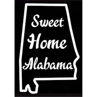 Sweet Home Alabama State Die Cut ..
