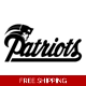 NFL Football New England Patriots vinyl decal st..