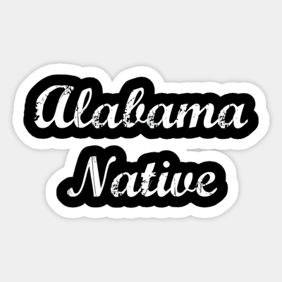 Alabama Native Vinyl Decal sticker
