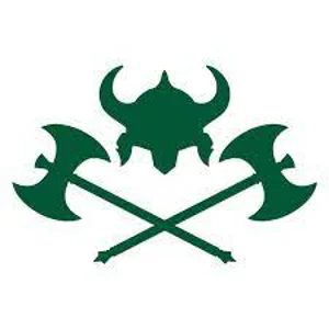 Crossed Viking axes with helmet, Valhalla Die Cut Vinyl Decal sticker