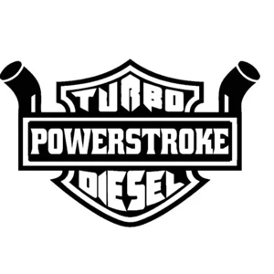 Ford Powerstroke 7.3L Turbo Die Cut Vinyl Decal sticker
