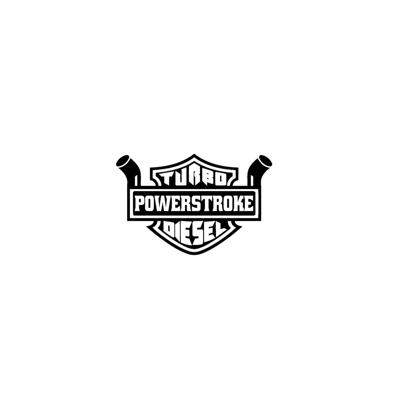 Ford Powerstroke 7.3L Turbo Die Cut Vinyl Decal sticker Ford Powerstroke 7.3L Turbo Die Cut Vinyl Decal sticker