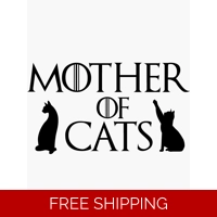 Mother of Cats Die Cut Vinyl Deca..