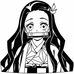 Demon Slayer Nezuko Kamado anime Vinyl Decal sticker