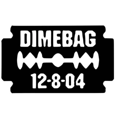 Pantera Dime Dimebag Darrel 12-08-04 RIP Razor Die Cut Vinyl Decal sticker Pantera Dime Dimebag Darrel 12-08-04 RIP Razor Die Cut Vinyl Decal sticker