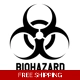 Biohazard Toxic Die Cut Vinyl Decal sticker Biohazard Toxic Die Cut Vinyl Decal sticker