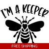 Im a Keeper Bee Die Cut..