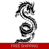 Mythical Chinese Dragon Die Cut V..