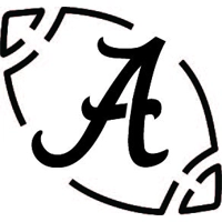 NCAA Football `Alabama Vinyl Deca..