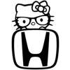 Hello Kitty Honda Vinyl..