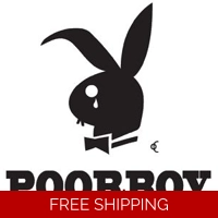 Playboy Poorboy Bunny Die Cut Vin..