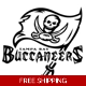 NFL Football Tampa Bay Bucaneers die cut vinyl d.. NFL Football Tampa Bay Bucaneers die cut vinyl d..