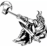 Viking with axe sword, Valhalla D..