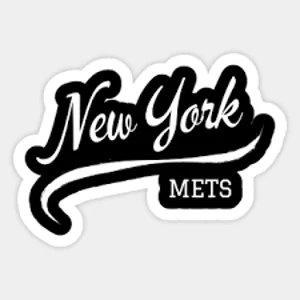 MLB Baseball New York cursiveMets Die Cut Vinyl Decal sticker