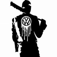 VW Neegan Vinyl Decal sticker
