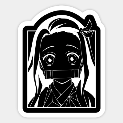 Demon Slayer Nezuko Kamado 2 anime Vinyl Decal sticker