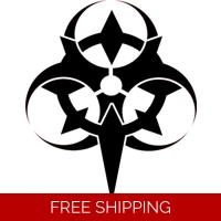 Biohazard Toxic Die Cut Vinyl Dec..
