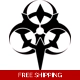 Biohazard Toxic Die Cut Vinyl Decal sticker Biohazard Toxic Die Cut Vinyl Decal sticker