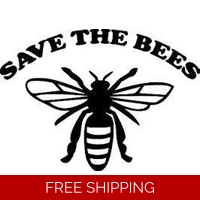 Save the Bees Die Cut Vinyl Decal..