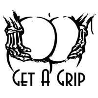 Skeleton hands, get a grip, Booty..