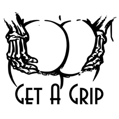 Skeleton hands, get a grip, Booty Butt Die Cut Vinyl Decal Sticker Skeleton hands, get a grip, Booty Butt Die Cut Vinyl Decal Sticker