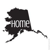 Alaska Home Vinyl Decal sticker